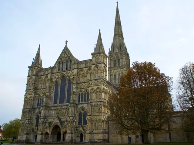 Salisbury Cathedral and its spire